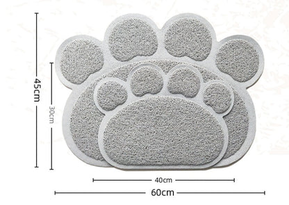 Gray Cat's Paw Cat Litter Pad