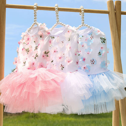 Princess Style Cotton Pet Skirt