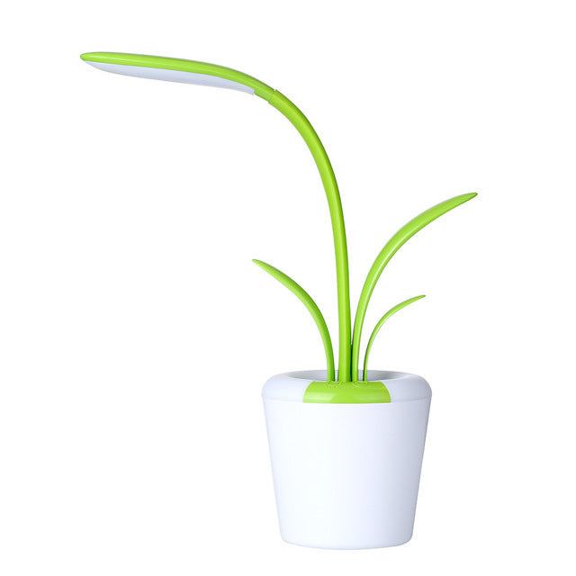 Rechargeable Plant Shaped Night Light with Touch Control