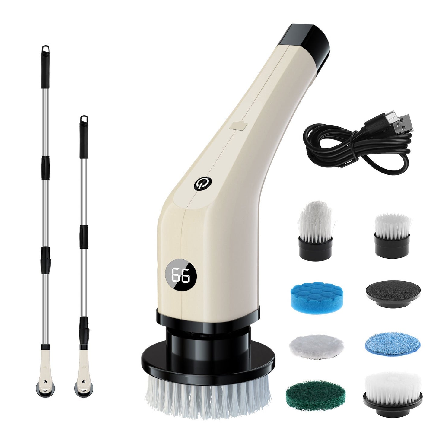 High Power 75W Cleaning Brush Set