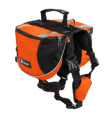 Outdoor Pet Harness with Integrated Backpack