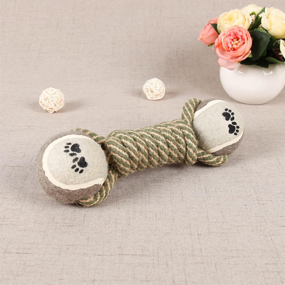 Non-toxic, high-quality cotton chew toy close-up