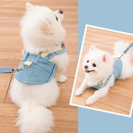 Comfortable Breathable Dog Harness Vest for Small-Medium Pets