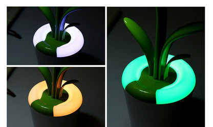 Rechargeable Plant Shaped Night Light with Touch Control