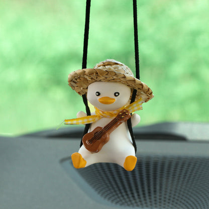 Cute Duck Design Hanging Ornament for Car or Room Decoration