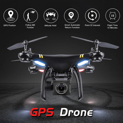 GW168 Drone with GPS Positioning and HD Wide-Angle Lens