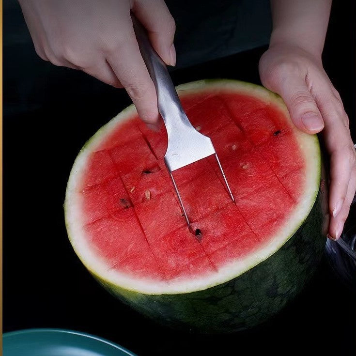 2 In 1 Watermelon Fork Slicer