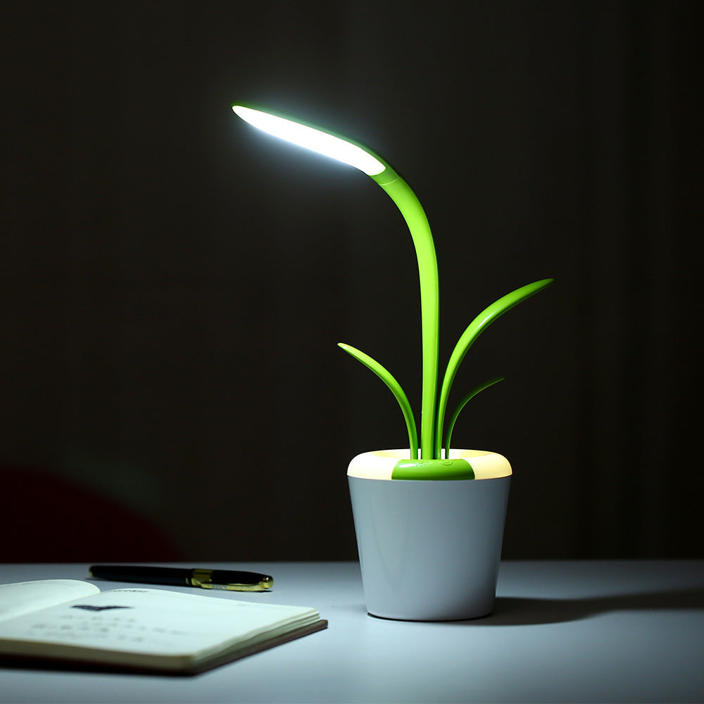 Rechargeable Plant Shaped Night Light with Touch Control