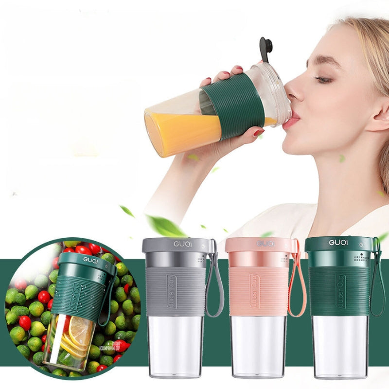 Portable 300ml Fruit Juicer with USB Rechargeable