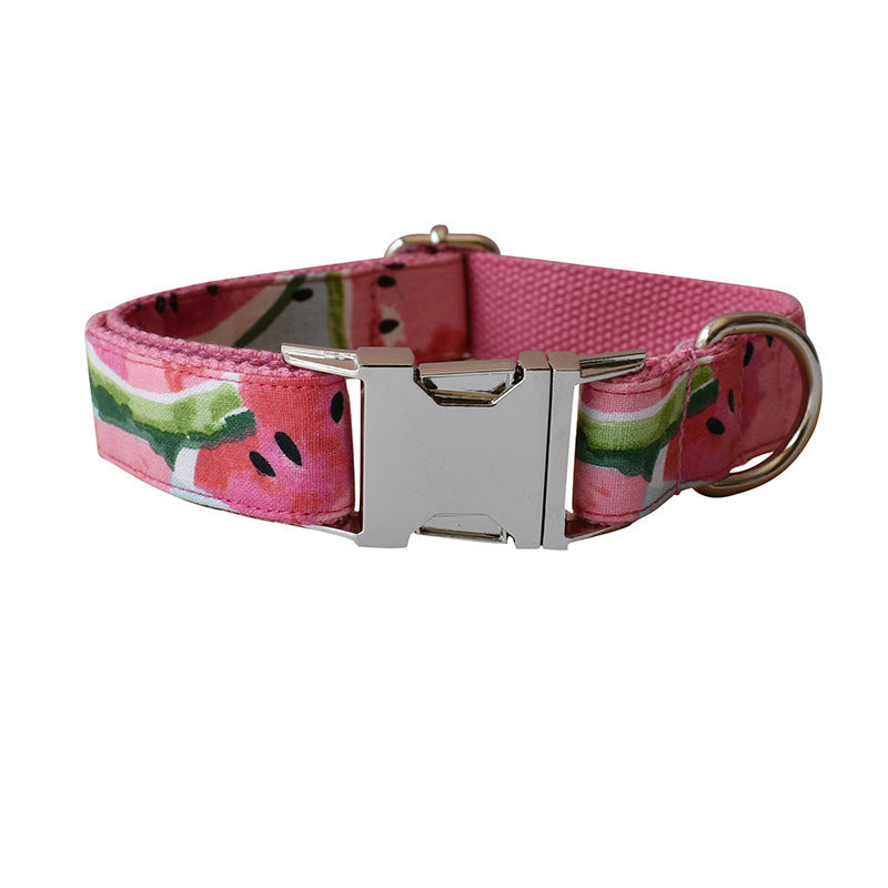 Handmade Flower Dog Collar & Leash Set - Eco-friendly & Customizable