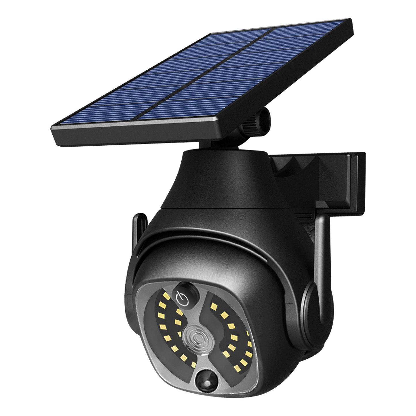 Adjustable Solar Lamp Holder with Rotating Panel