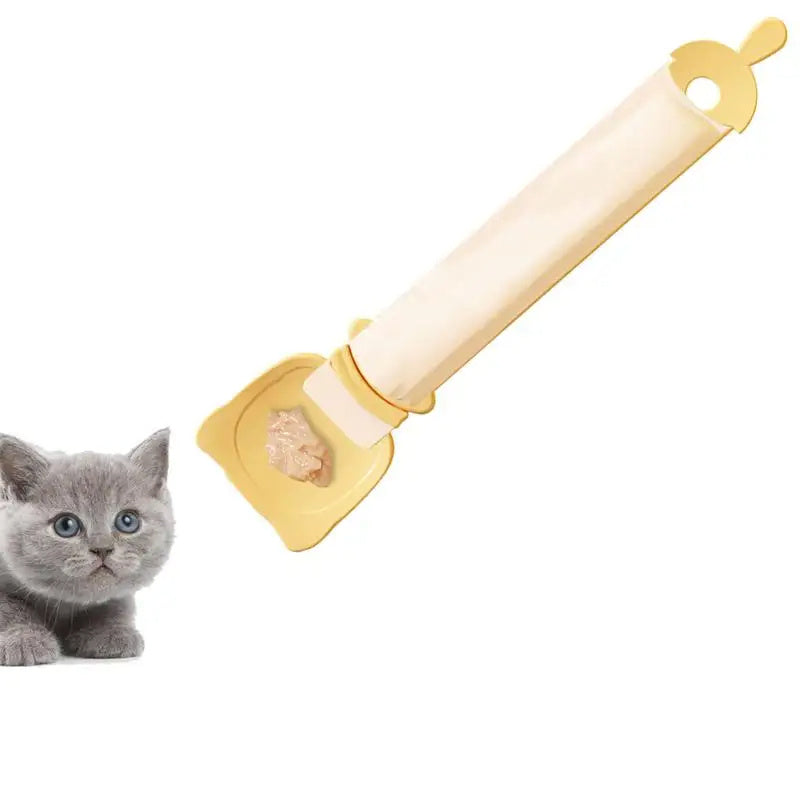 Cat Treat Spoon for Easy Squeezing and Serving