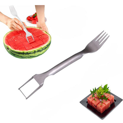 2 In 1 Watermelon Fork Slicer