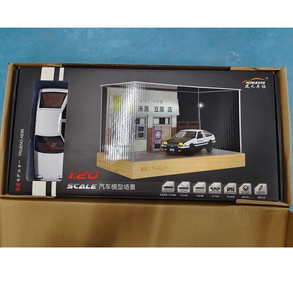 1/28 Initial D AE86 Diecast Toy Car