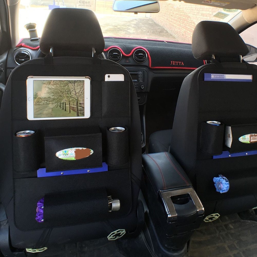 Multi-Pocket Felt Car Backseat Organizer