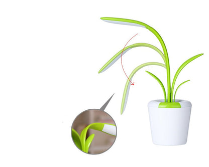 Rechargeable Plant Shaped Night Light with Touch Control