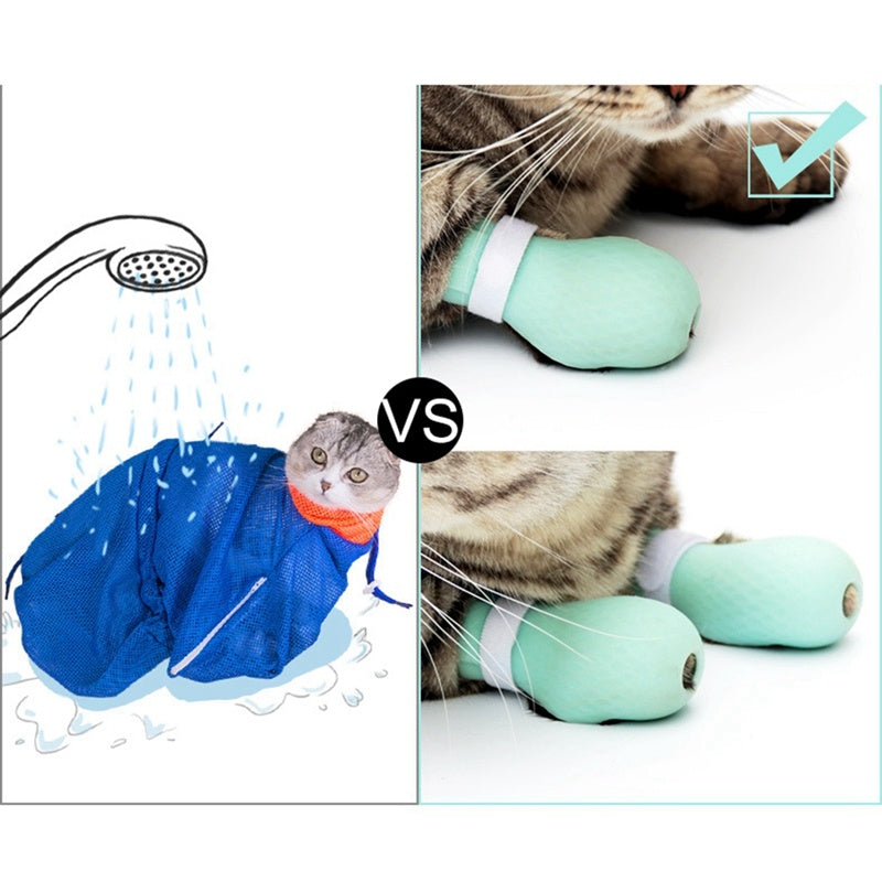 Ultimate Cat Bath Kit - Wash & Care for Your Cat's Feet