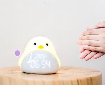 Cartoon Bird Design Smart Clock with Night Light and Infinite Snooze