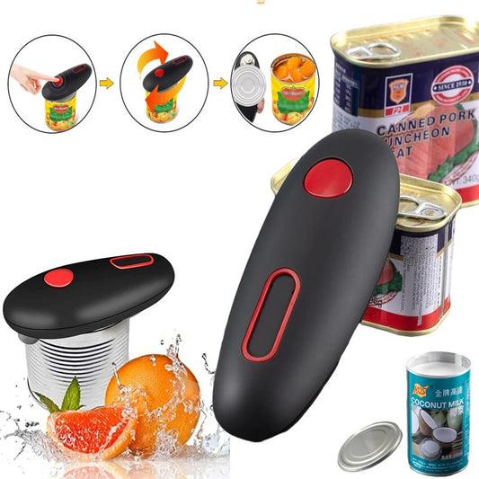 Portable Electric Can Opener Automatic One Touch
