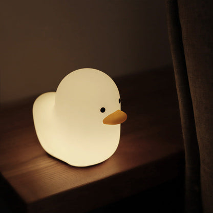 Nordic Cute Lovely Cartoon Dull Duck LED Night Light