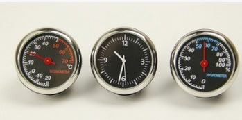 Luminous Car Clock & Thermometer - Stylish & Functional