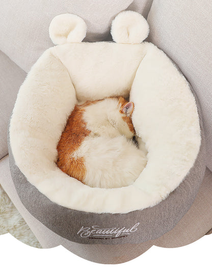 Warming Pet Bed - Soft Sleeping Bag & Pet Cushion