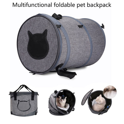 Foldable Washable Cat Dog Kennel Carrier Bag Lightweight