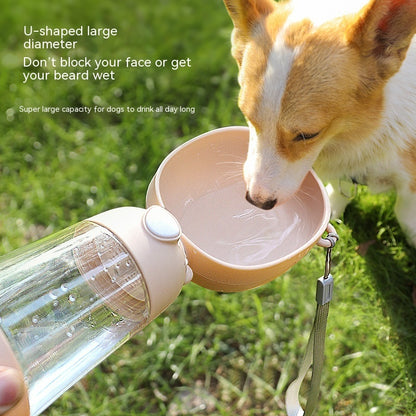 Portable Dog Water Dispenser & Food Bowl