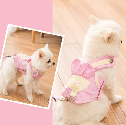 Comfortable Breathable Dog Harness Vest for Small-Medium Pets