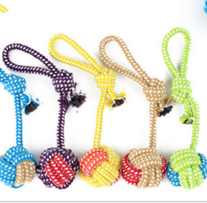 Cotton Rope Knot Toys for Pets - Durable and Fun Playtime Rope Toy