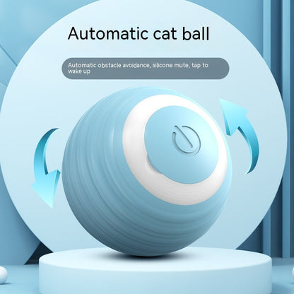Automatic Moving Bouncing Rolling Ball Cat Toy