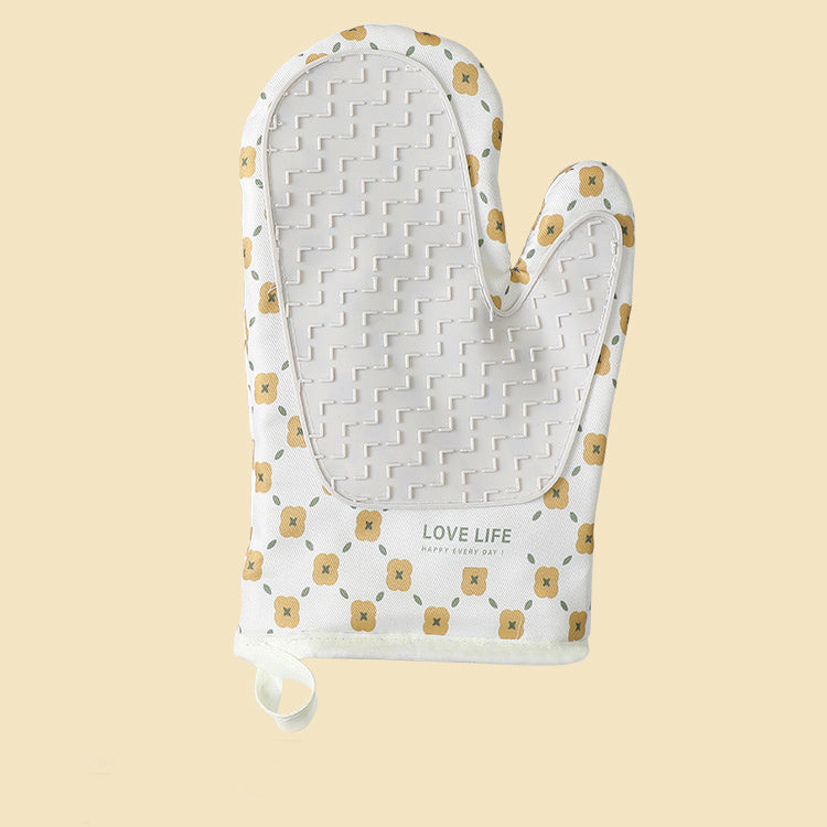 Heat Resistant Anti-Scalding Microwave Cotton Oven Mitts