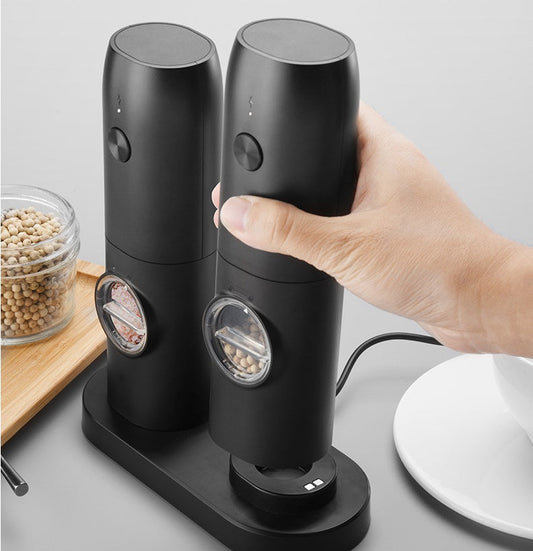 Electric Salt & Pepper Grinder Set