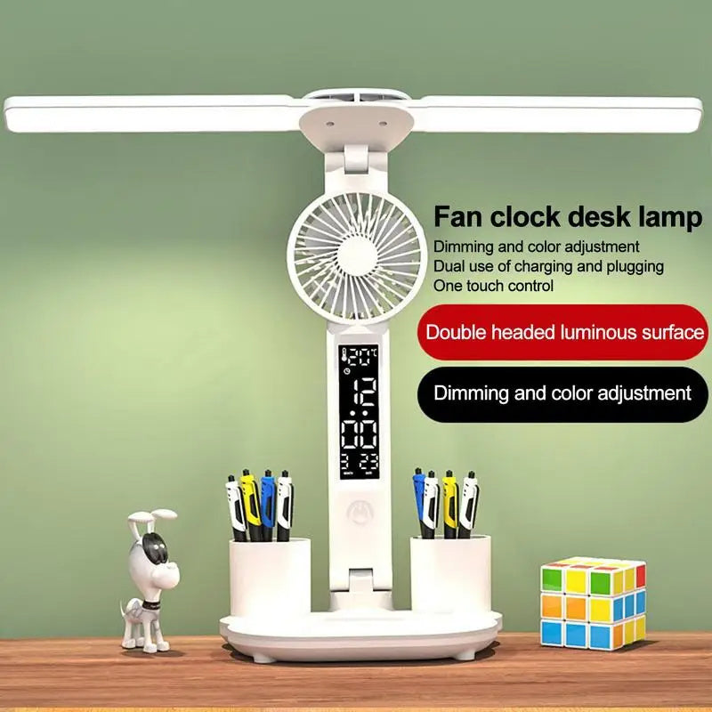 Portable USB Air Cooler Fan with 7-Color Light & Humidifier
