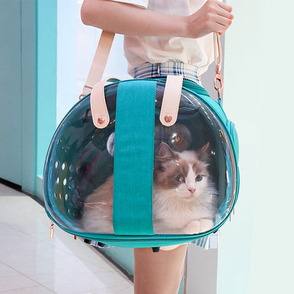 Premium Transparent Pet Backpack - Breathable and Comfortable