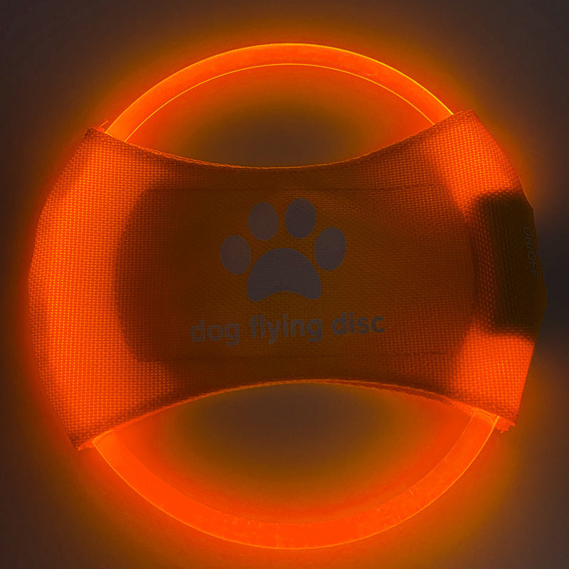 LED Glowing Dog Flying Discs