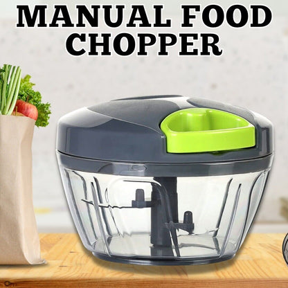 Manual Food Chopper Vegetable Cutter