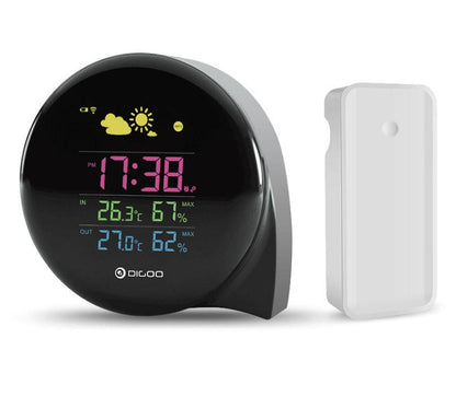 Multifunctional Wireless Weather Station Alarm Clock