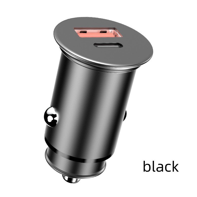 Super Fast Charge Car Charger color black