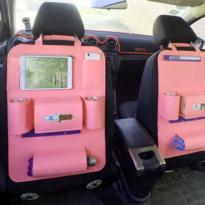 Multi-Pocket Felt Car Backseat Organizer