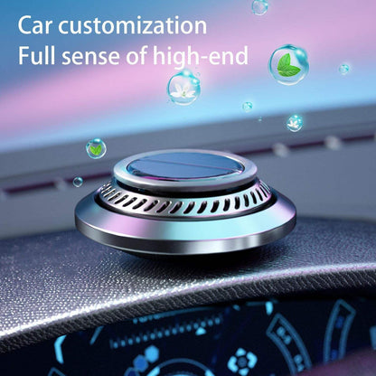 High-Quality Solar Car Air Freshener with Rotating Fragrance