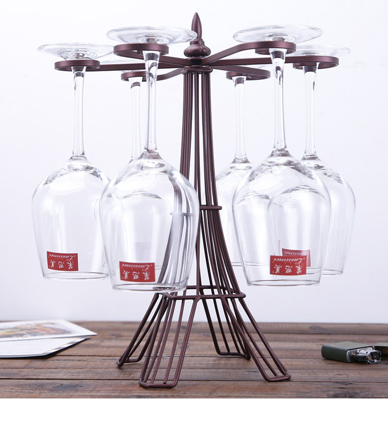 Iron Wine Glass Rack