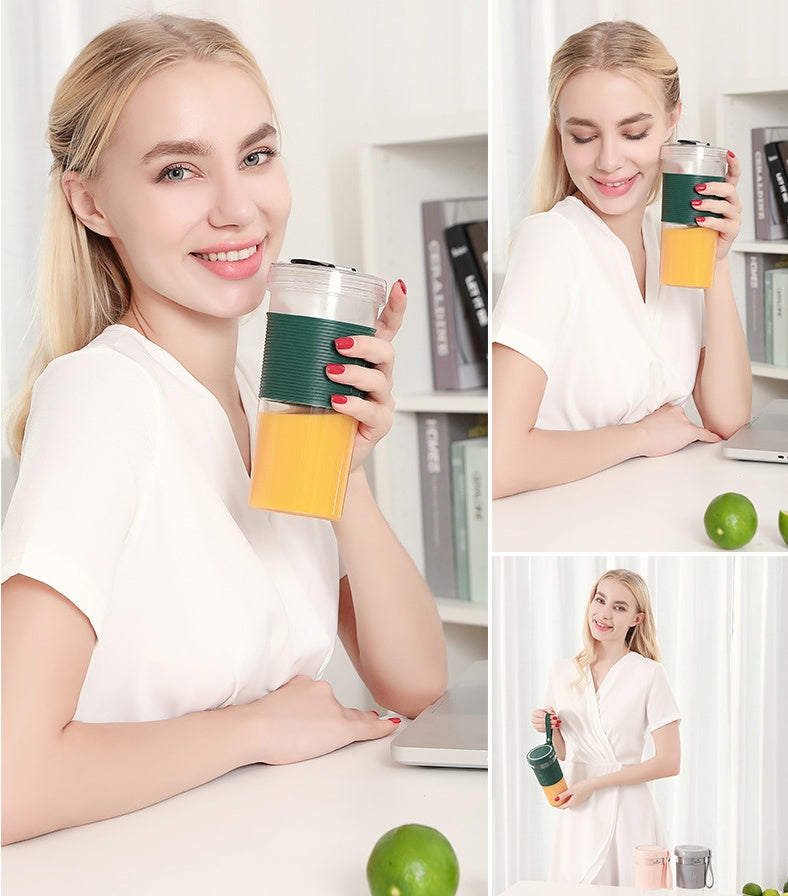 Portable 300ml Fruit Juicer with USB Rechargeable