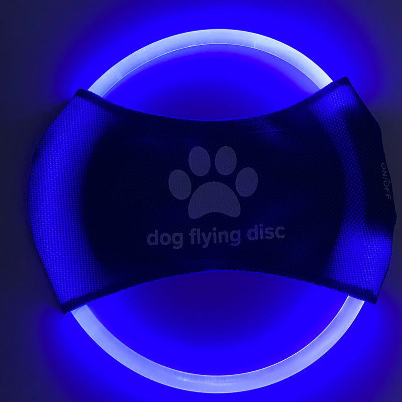 LED Glowing Dog Flying Discs