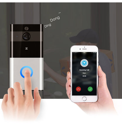 Marlboze Visual Doorbell Wireless Intercom with PIR Motion Detection