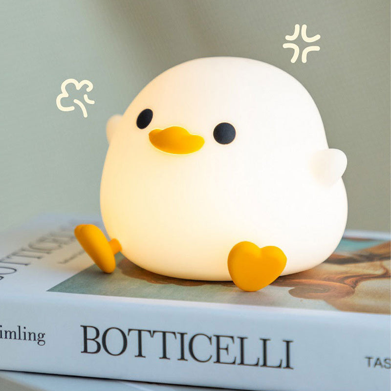 Doudou Duck Silicone Alarm Lamp