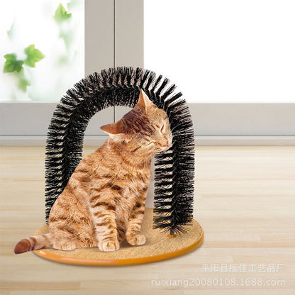 Cat Hair Loss Control Brush Toy - Black