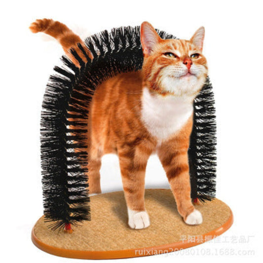 Cat Hair Loss Control Brush Toy - Black