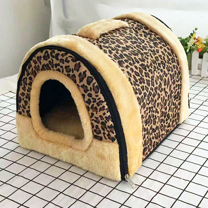 Warm & Comfy Self-Heating Pet Kennel for pets