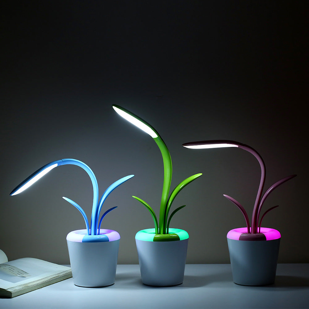 Rechargeable Plant Shaped Night Light with Touch Control